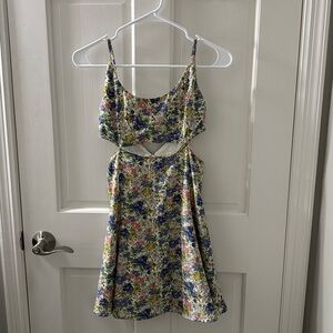 LA Hearts Floral Skater Dress